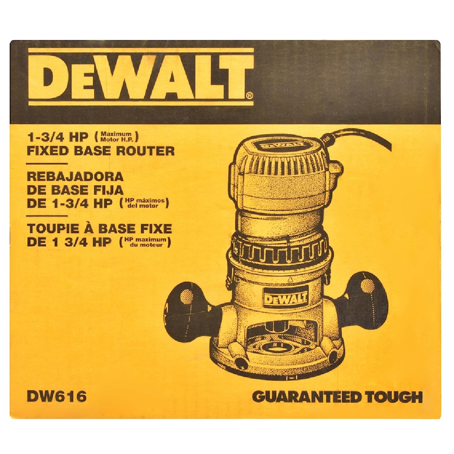 Router 1-3/4Hp 750W DeWalt DW616 – Ferrefaster