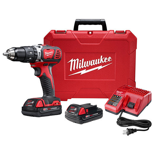 Rotomartillo de 1/2" M18 con Carbones de 18 voltios ion de litio con una bateria compacta 1.5 AMP + cargador.