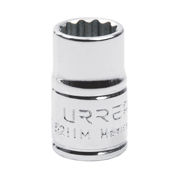 Dado cuadro de 3/8", 12 puntas, métrico, 11 mm Urrea