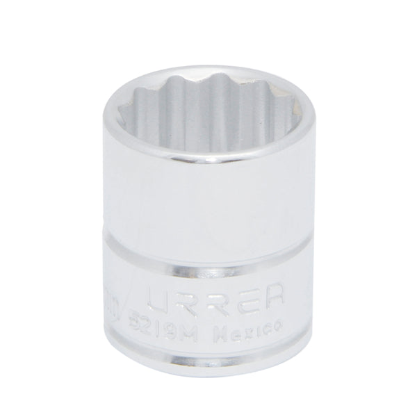 Dado cuadro de 3/8", 12 puntas, métrico, 12 mm Urrea