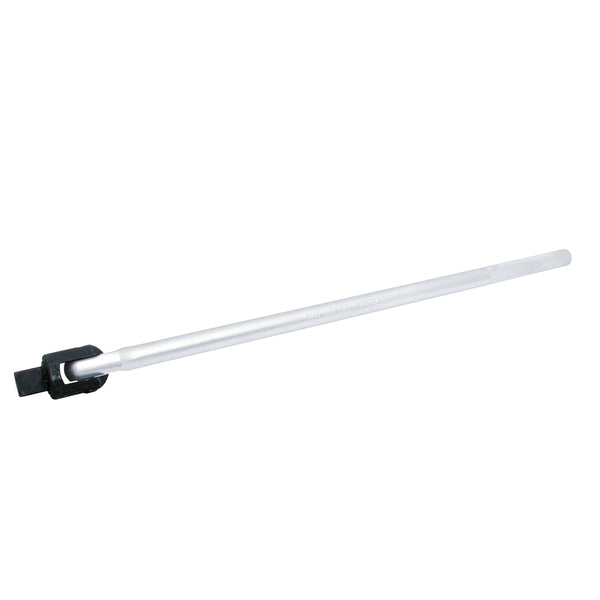 Mango articulado cromado para dado cuadro de 1″, 28-1/2″