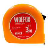 Flexometro 3M X 12.7 Mm (1/2") Wolfox Colores Surtidos Wolfox en Pachuca
