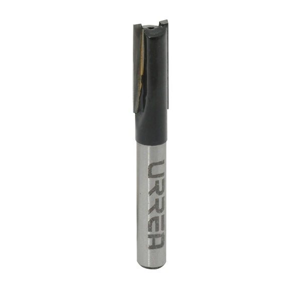 Broca para router de acero recta de 2 filos 3/4" zanco de 1/4" Urrea