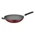 Sartén Antiadherente Tramontina Wok De 32 Cm, Color Rojo Loreto