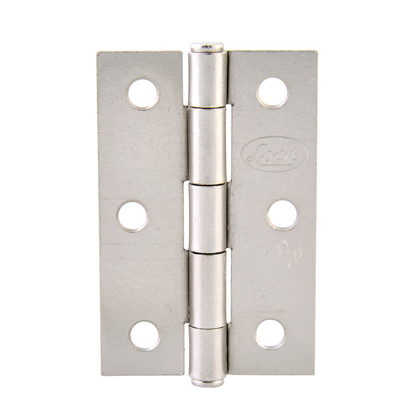 Bisagra alargada perno remachado de acero níquel satinado 1.5" x 1.46" Lock