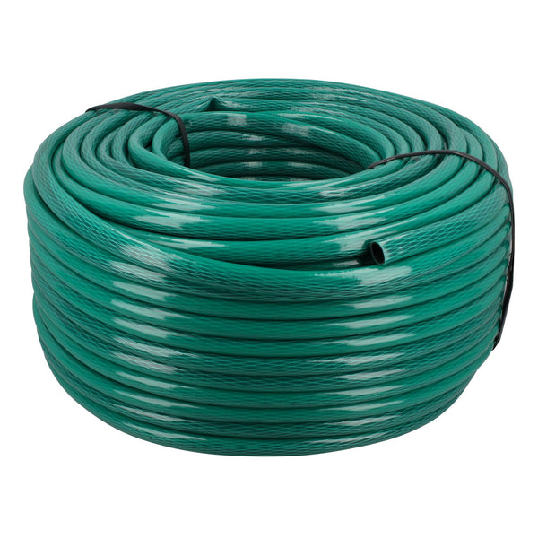 Manguera para jardín tramada con conector plástico 1/2", 100 m Foy