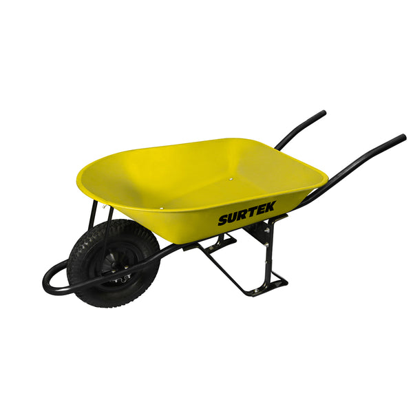 Carretilla con bastidor metálico 4.5 Ft3 llanta de 4 capas