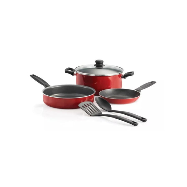 Juego De Batería De Cocina Aluminio Rojo Tramontina (6pz)