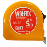 Flexometro 5M X 19Mm (3/4") Wolfox Colores Surtidos Wolfox en Pachuca