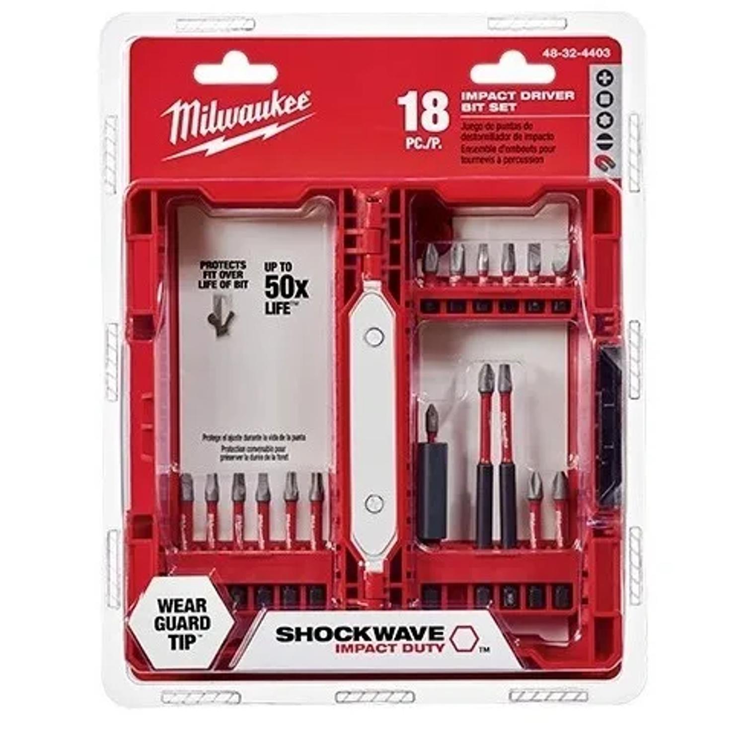Kit De Brocas Milwaukee Shockwave, 18 Piezas Incluye Estuche | Cuotas sin interés Kit De Brocas Milwaukee Shockwave, 18 Piezas Incluye Estuche | Cuotas sin interés