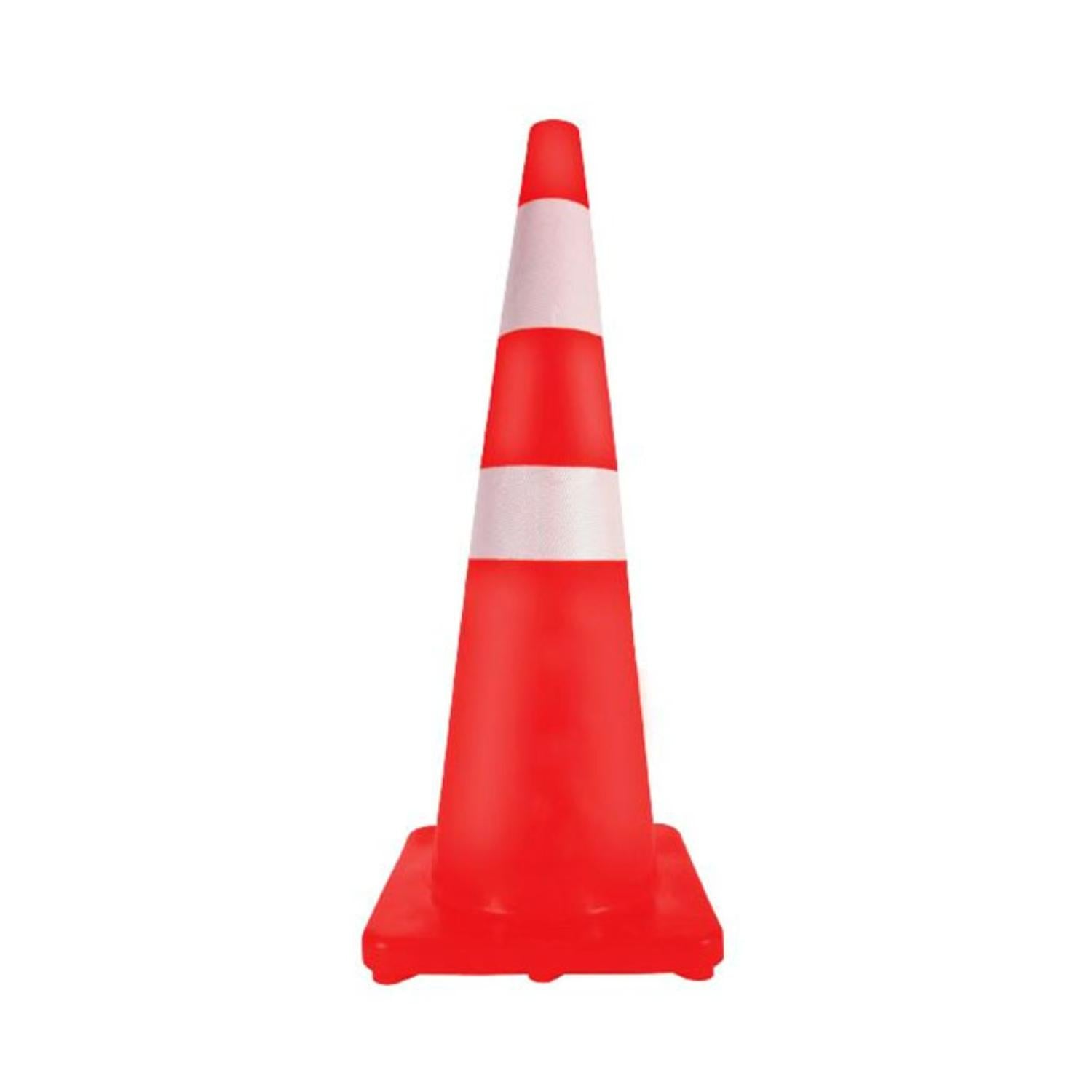 Cono De PVC Con Cinta Reflejante 90 Cm Toolcraft – Ferrefaster
