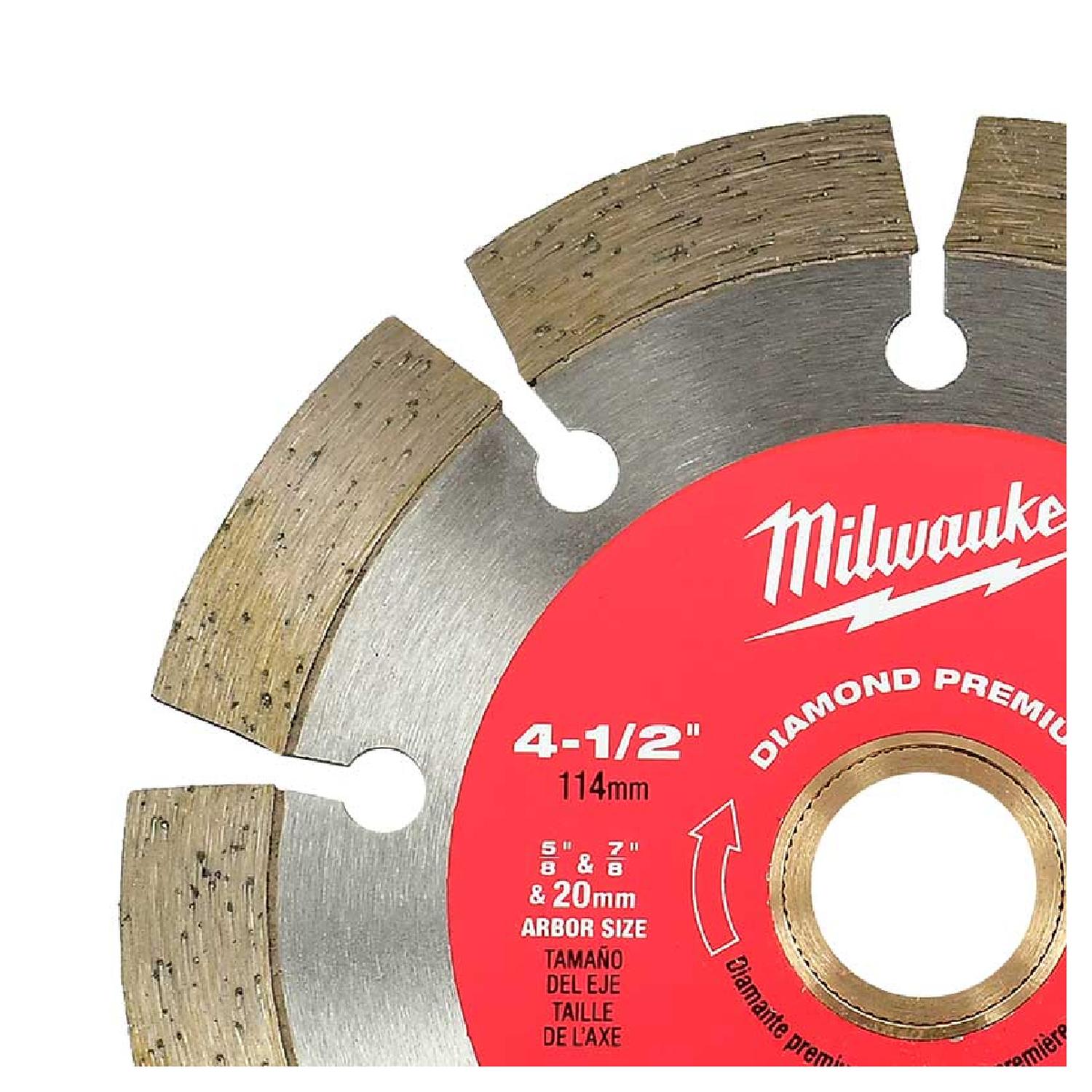 Disco Diamantado Milwaukee 49-93-7005 4-1/2" Milwaukee en Pachuca