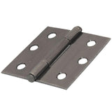 Bisagra Cuadrada Premium2" X 2" Acero Laton Antiguo Top Forge en Pachuca