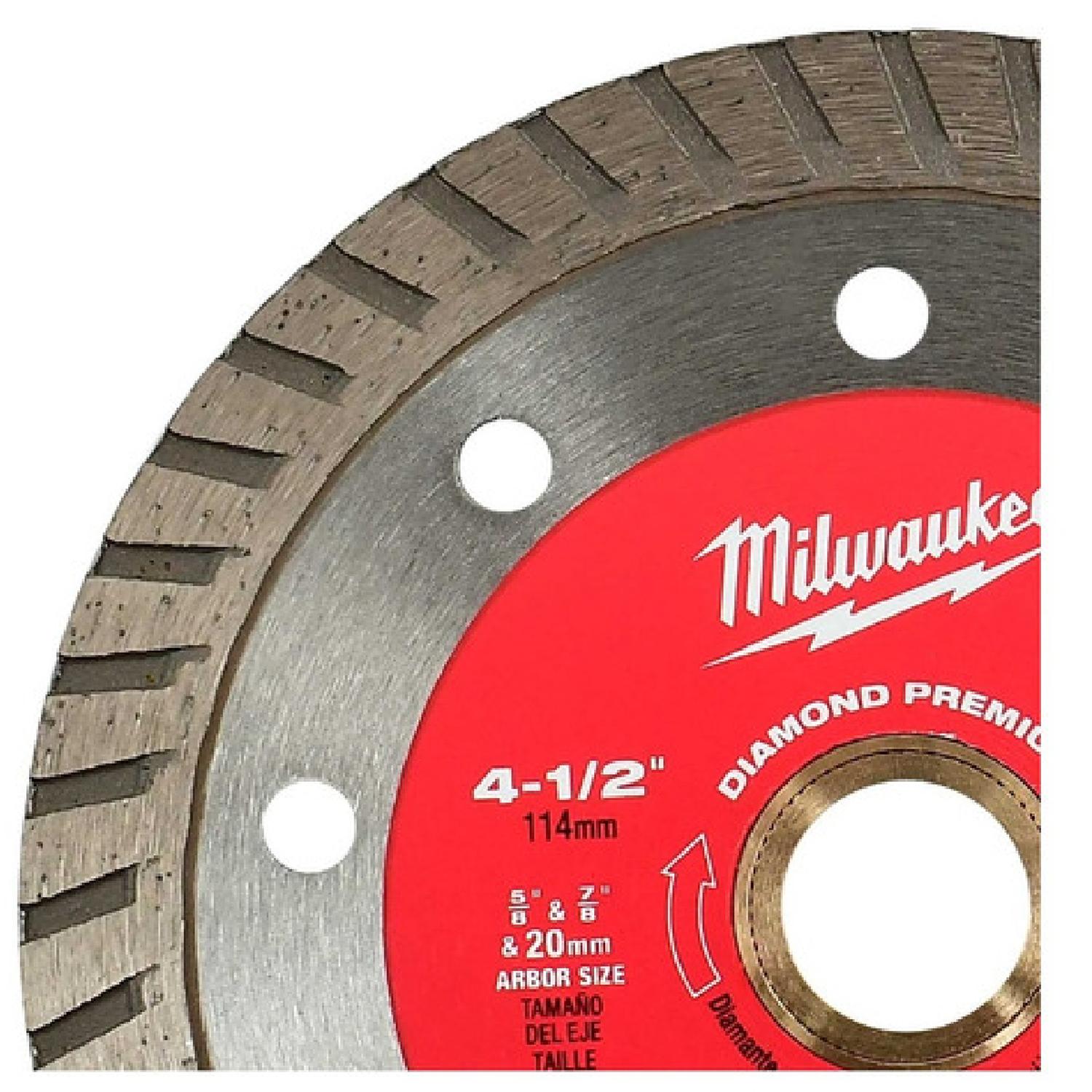 Disco Diamantado Milwaukee 49-93-8008 4-1/2" Milwaukee en Pachuca