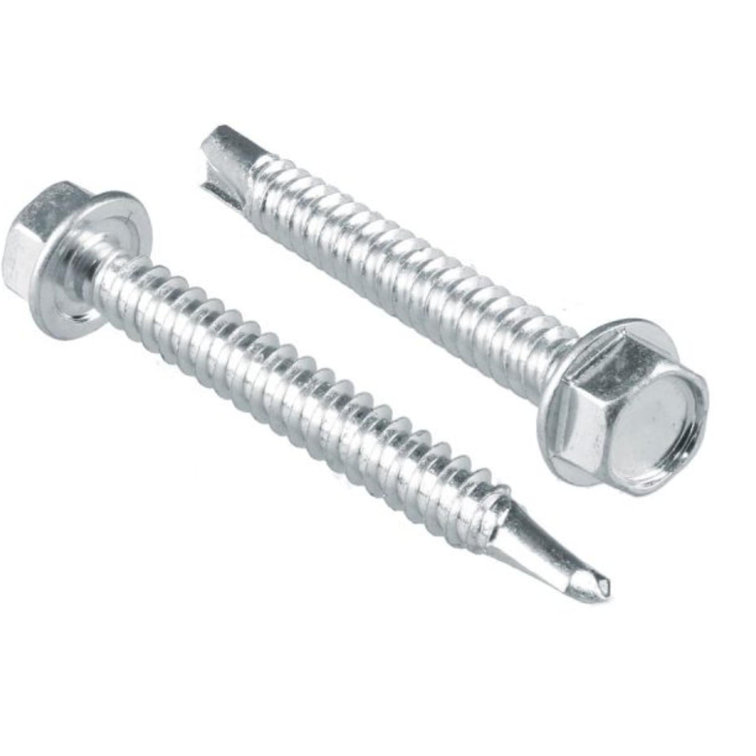 PATIKIL #14x3" Viti A Testa Piatta Per Lamiera 30 Pcz Acciaio Inox 304 - Foto 3